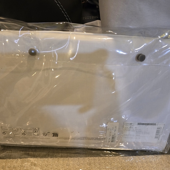 Frette Luxury 2025 New Luxury King Duvet Set& 2 Euro Shams Perl Grey Reversible - Picture 13 of 15